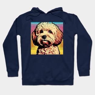 Poodle Cross Pop Art Hoodie